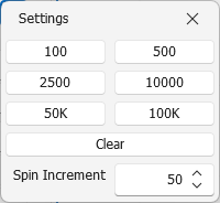 Additional Settings Additional Settings