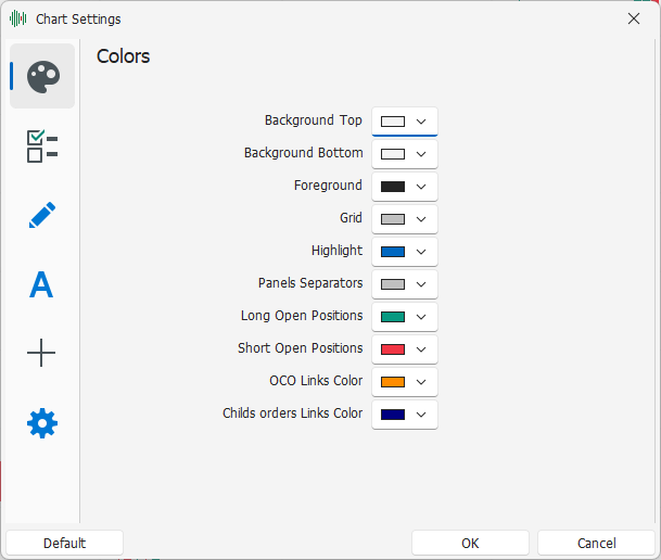Settings Window Settings Window