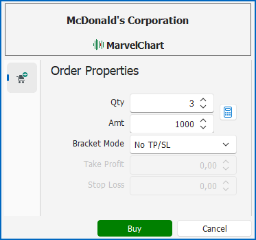 Market Order Settings Market Order Settings