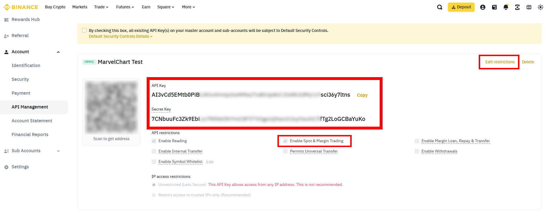 Binance API Binance API