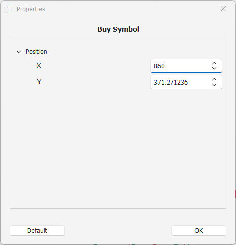 Buy Symbol Settings Buy Symbol Settings